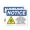 Signmission Fast And Aggressive Spiders Inside Sign With Symbol, 7 in W x Rectangle, Vinyl Decal OS-2PACK-NS-D-57-L-12485 - alternate 1